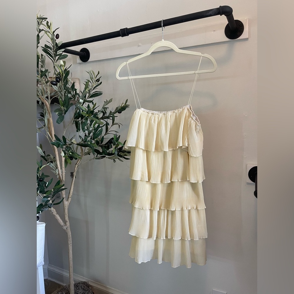 Yellow Tiered Dress